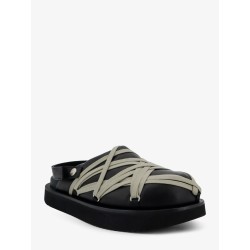 Megalace leather sandals