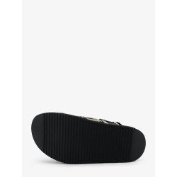 Megalace leather sandals