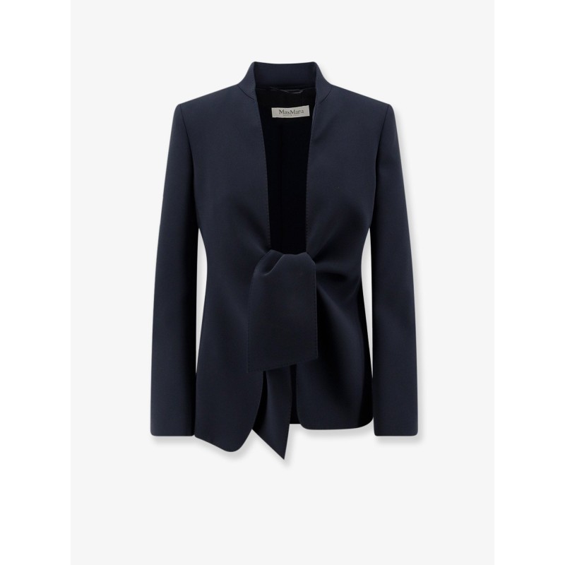 MXMPalo cady blazer with front knot detail