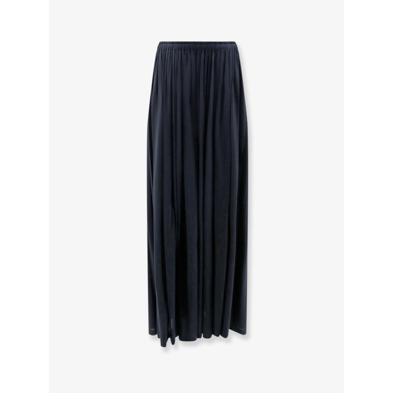 MXMLivrea pleated jersey long skirt