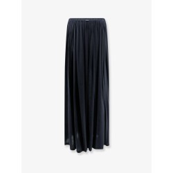 MXMLivrea pleated jersey long skirt