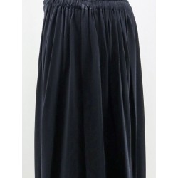 MXMLivrea pleated jersey long skirt