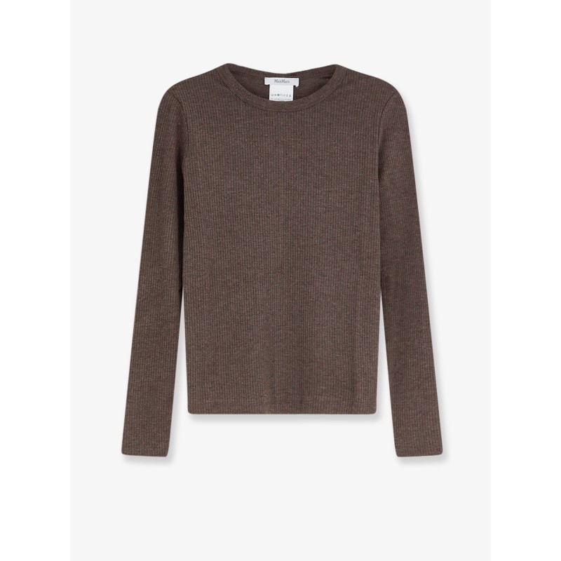 Mxmsalmone lyocell and silk t-shirt