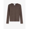 Mxmsalmone lyocell and silk t-shirt