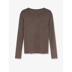 Mxmsalmone lyocell and silk t-shirt