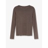 Mxmsalmone lyocell and silk t-shirt