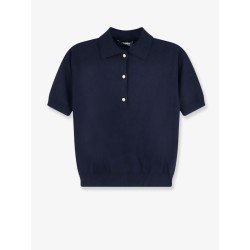 Smmpomposa cotton, silk and cashmere polo shirt