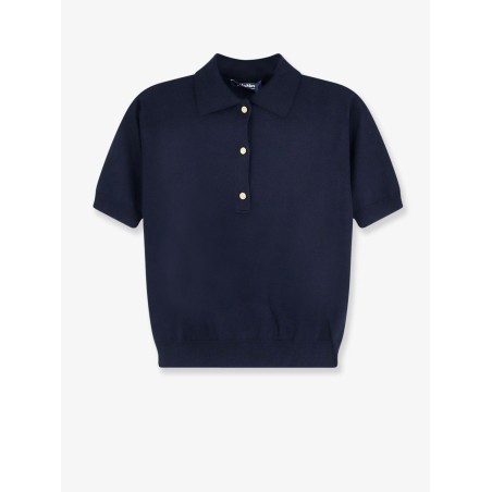 Smmpomposa cotton, silk and cashmere polo shirt