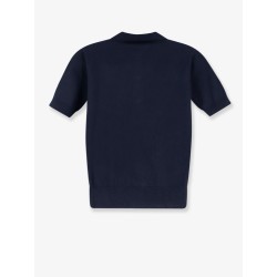 Smmpomposa cotton, silk and cashmere polo shirt