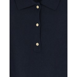 Smmpomposa cotton, silk and cashmere polo shirt