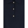 Smmpomposa cotton, silk and cashmere polo shirt