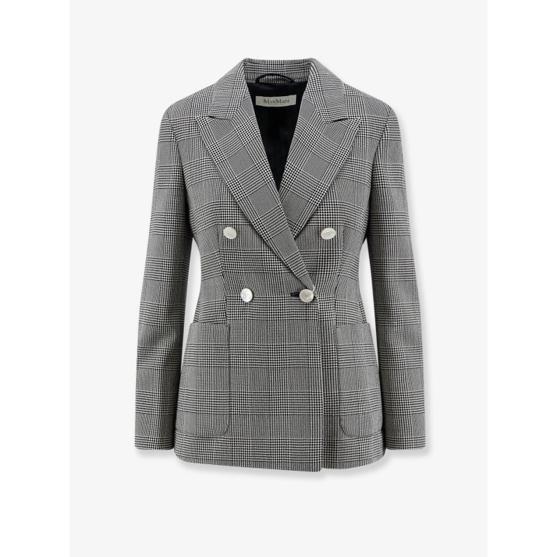 Mxmaccordo double-breasted virgin wool blazer