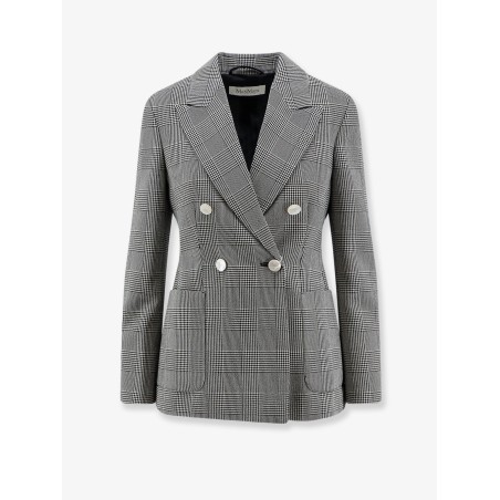 Mxmaccordo double-breasted virgin wool blazer