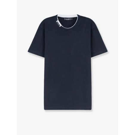 Cotton t-shirt with contrasting profile