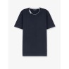 Cotton t-shirt with contrasting profile