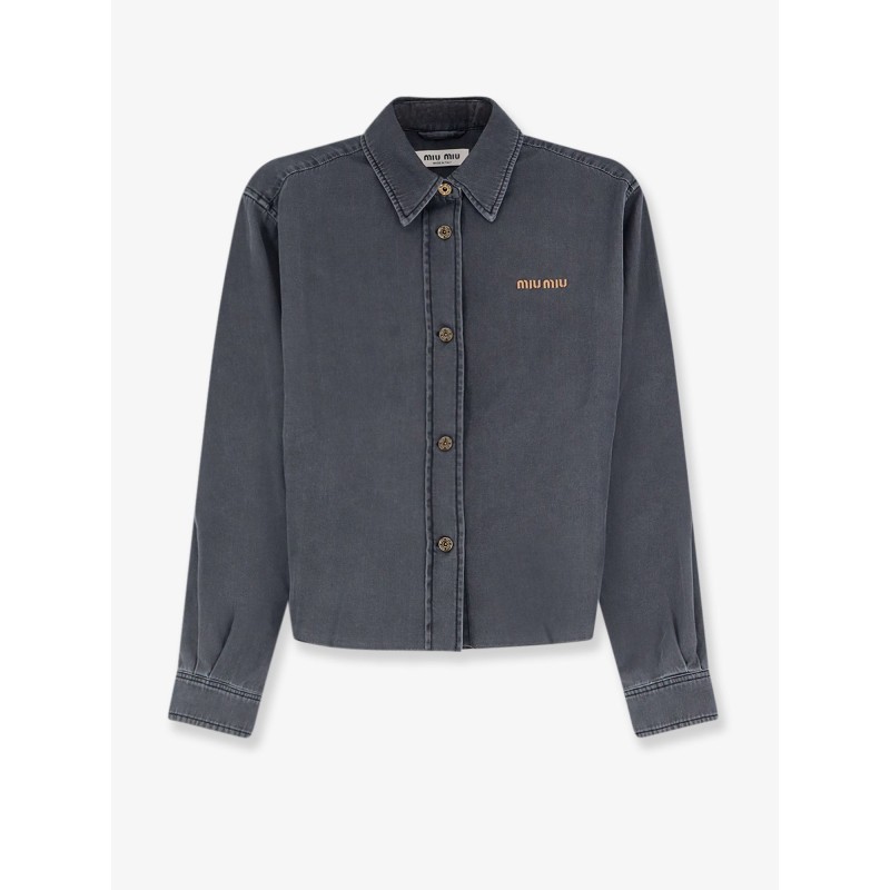 Grey Light Denim Shirt