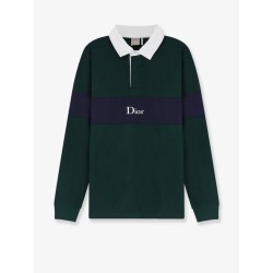 Cotton Polo Rugby with Dior embroidery