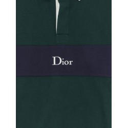 Cotton Polo Rugby with Dior embroidery