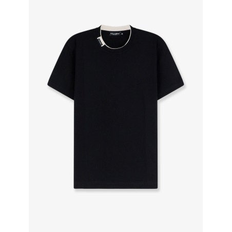 Cotton t-shirt with contrasting profile