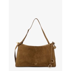 Le Click Pocket 35 nabuck shoulder bag