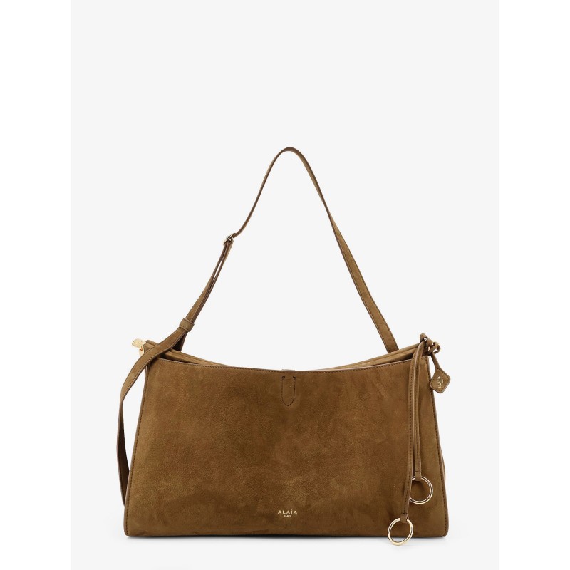 Le Click Pocket 35 nabuck shoulder bag