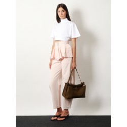 Le Click Pocket 35 nabuck shoulder bag