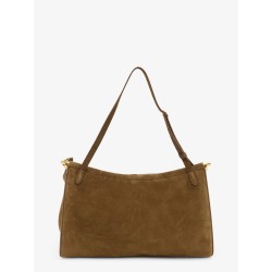 Le Click Pocket 35 nabuck shoulder bag