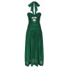 MIDI DRESS WITH KNOTS "DAYLIGHT"