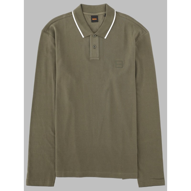 POLO A MANICA LUNGA CON LOGO