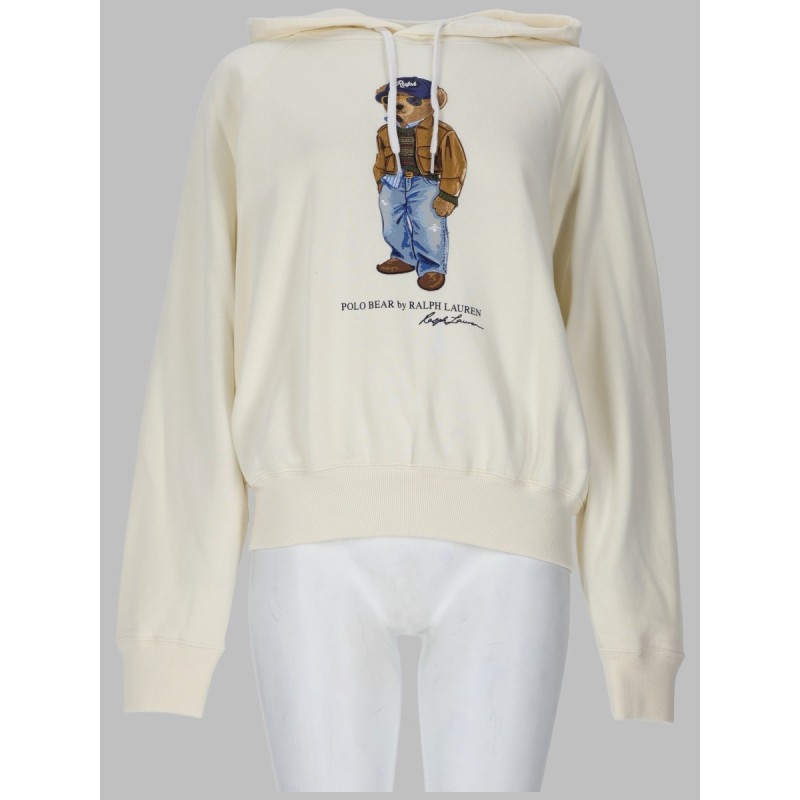FELPA CON CAPPUCCIO "BEAR"