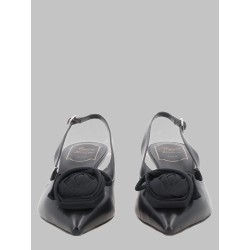 DÉCOLLETÉ SLINGBACK "ROSE VIVIER" IN PELLE