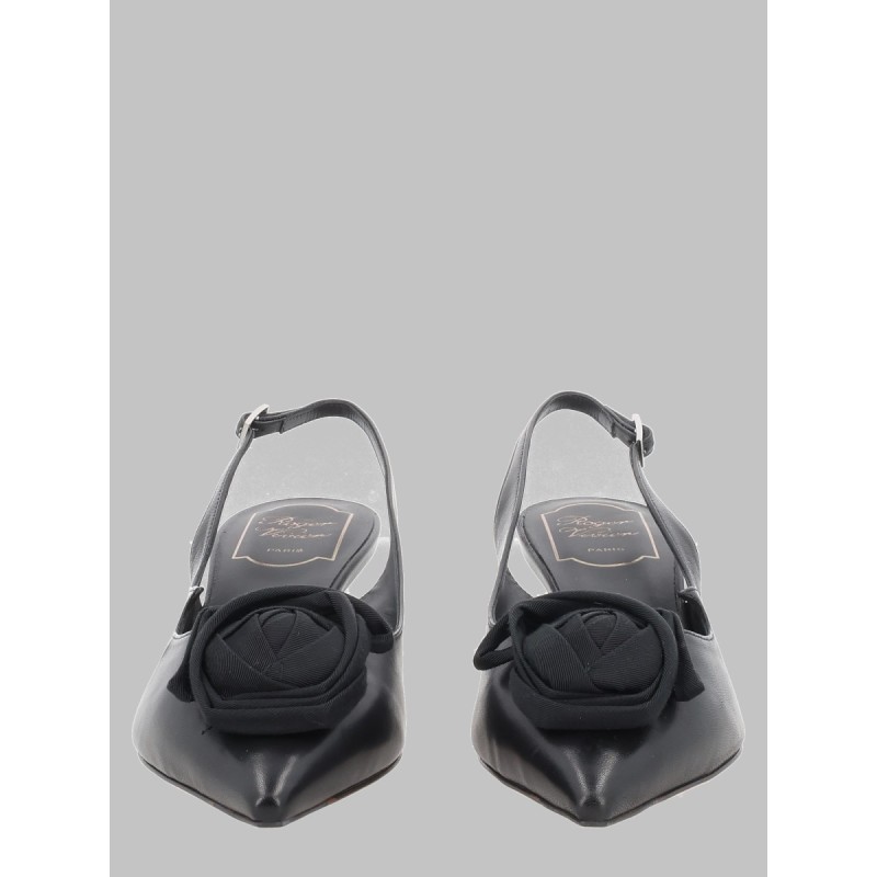 DÉCOLLETÉ SLINGBACK "ROSE VIVIER" IN PELLE