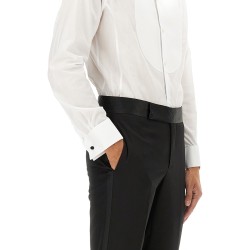 CAMICIA SMOKING IN COTONE