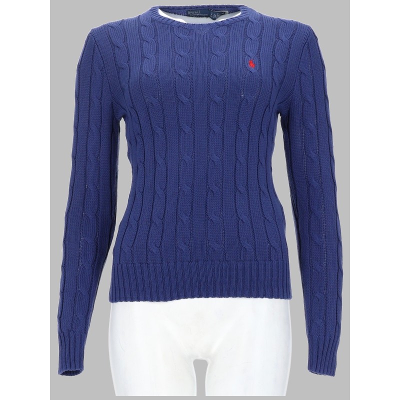MAGLIA A TRECCE CON LOGO