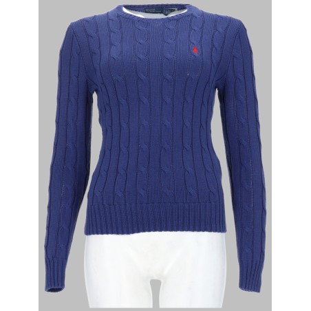 MAGLIA A TRECCE CON LOGO