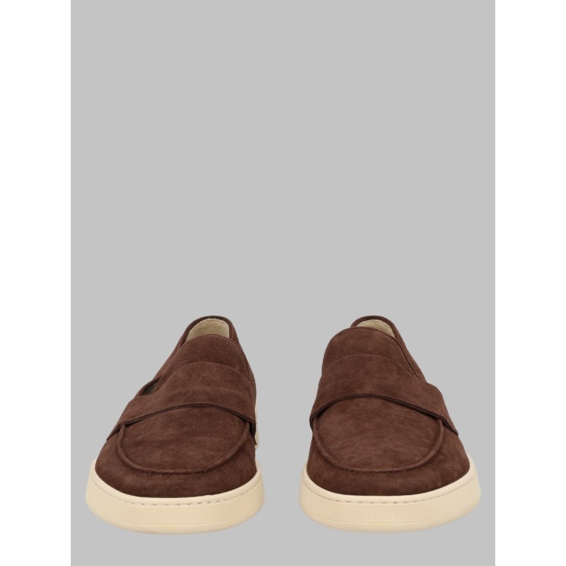 suede boat loafers