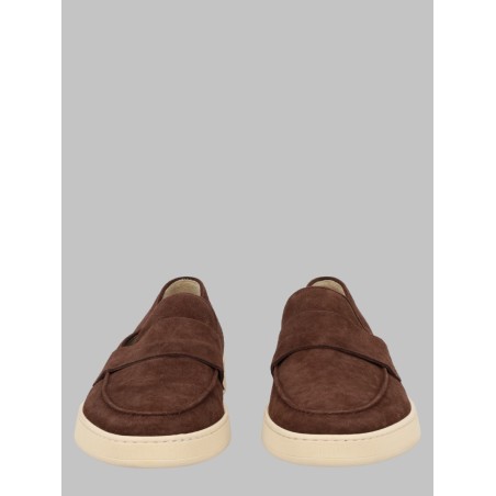 suede boat loafers
