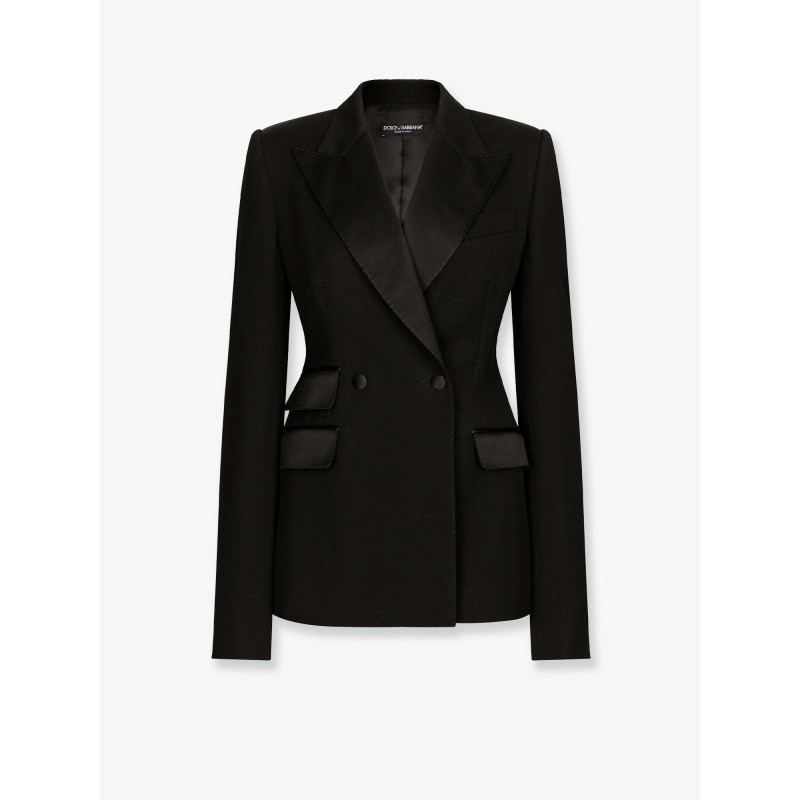 Tuxedo virgin wool and silk blazer