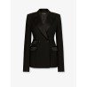 Tuxedo virgin wool and silk blazer