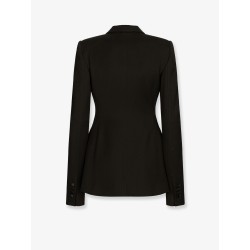 Tuxedo virgin wool and silk blazer