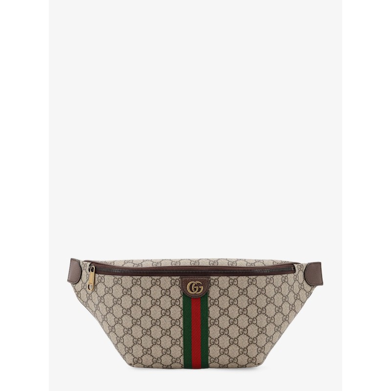 Ophidia GG coated canvas belt bag