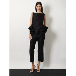 Casey wool and silk top
