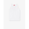 Ribbed cotton tank top