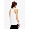 Ribbed cotton tank top