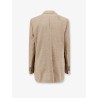 Viscose and linen blazer