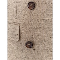 Viscose and linen blazer