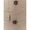 Viscose and linen blazer