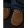 Suede sandals with all-over GG motif