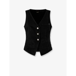 Gardener cotton vest with laces profiles