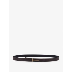 Hammered leather belt